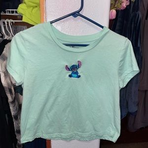 Stitch Cropped T